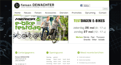 Desktop Screenshot of fietsendewachter.be