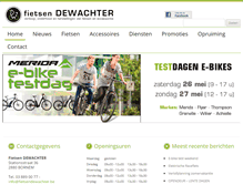 Tablet Screenshot of fietsendewachter.be